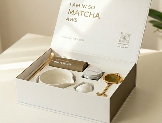 Matcha ritual kit with 6 pieces